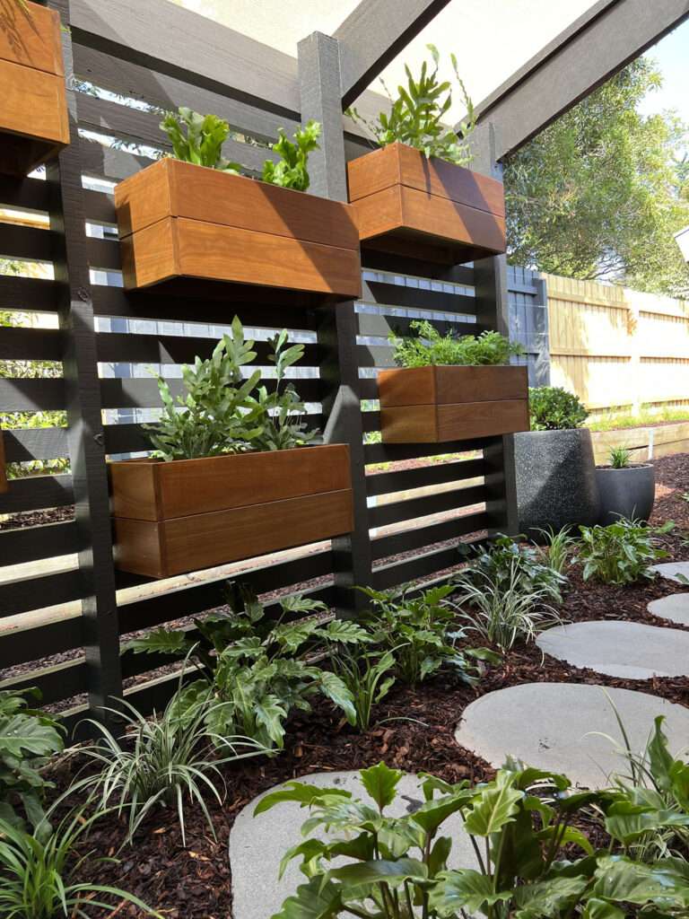 Courtyard landscaping