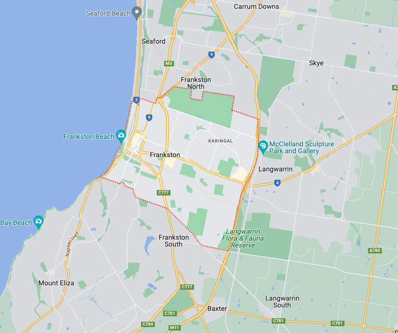 Frankston map